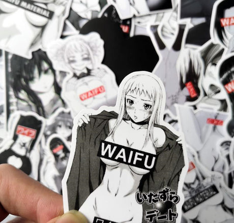 "Waifu Material" Aufkleber Anime Hentai