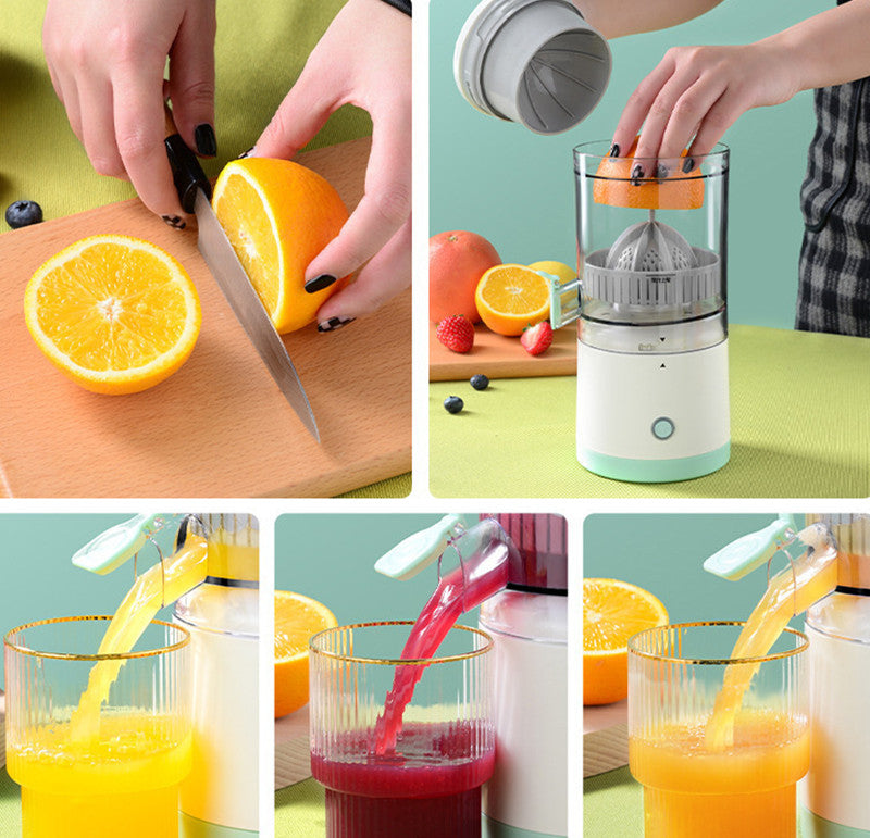 360 Orange Maschine: Ihr ultimativer tragbarer USB-Juicer!