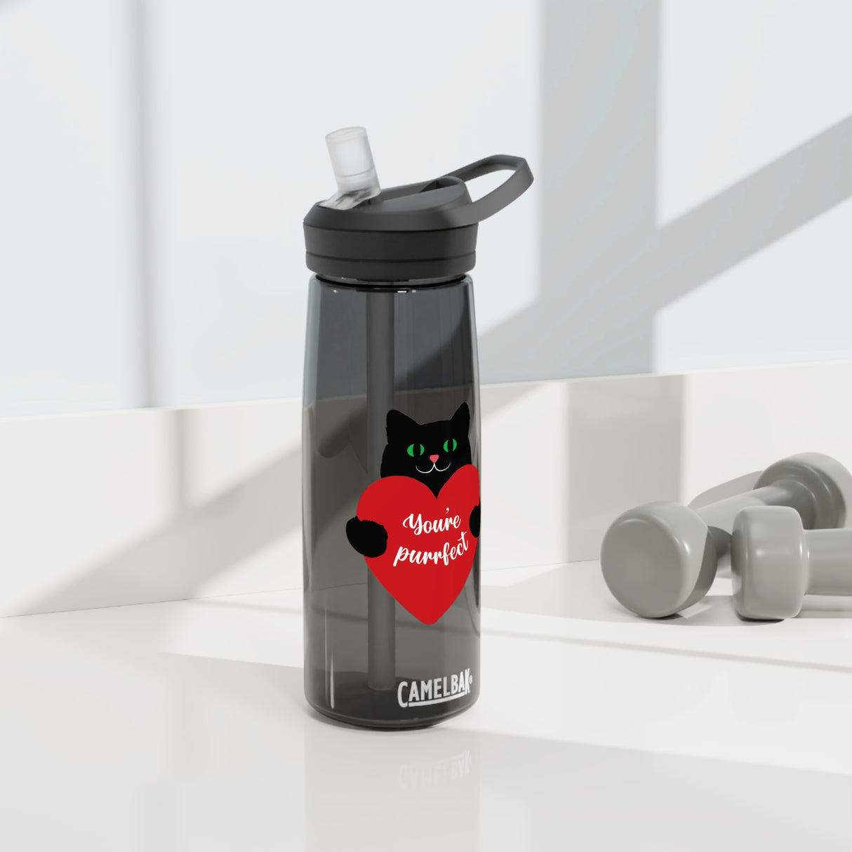 "YOU'RE PURRFECT" beverage bottle