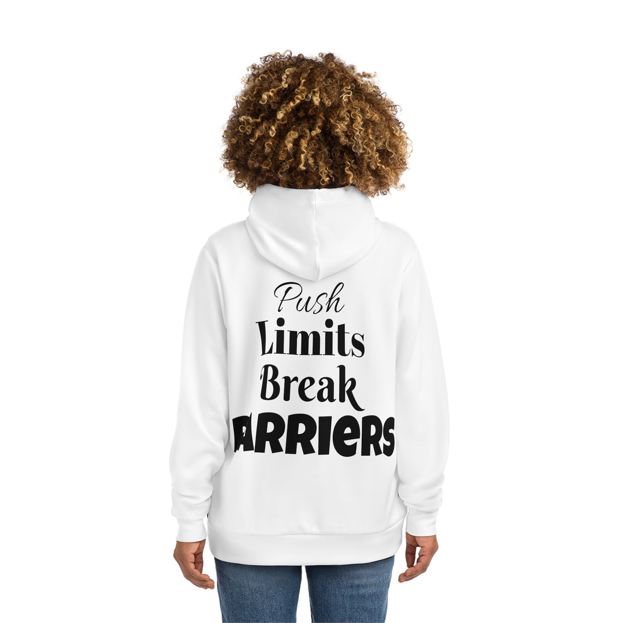 "Push Limits Break Barriers" -Gym Hoodie